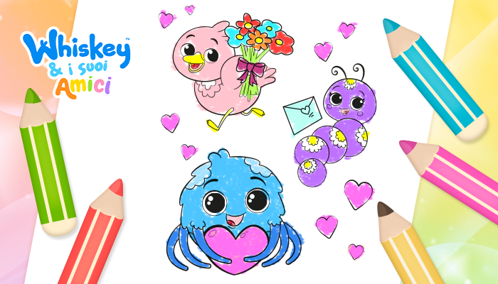 Disegno da colorare San Valentino