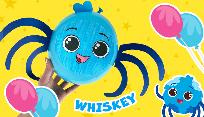 Crea il palloncino di Whiskey il ragnetto