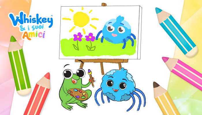 Disegno da colorare della Giornata mondiale del disegno