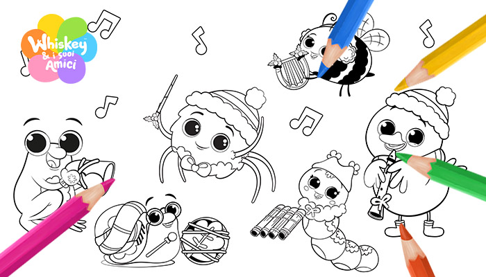 Disegno da colorare dei Canti di Natale